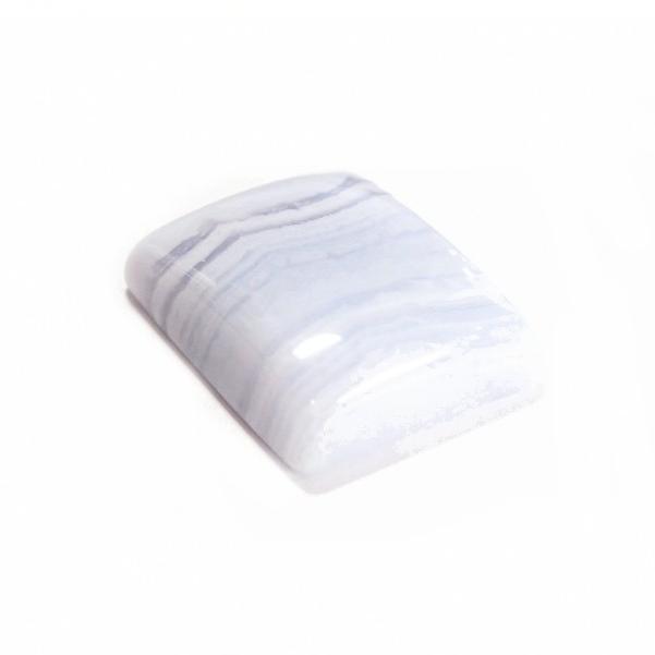 30805-『天然石ルース』　ブルーレースアゲート（ホール無）　約２２ｘ１８mm（５．５ｇ）　１個 |  | 02