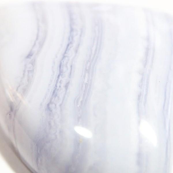 30811-『天然石ルース』　ブルーレースアゲート（ホール無）　約３３ｘ２５mm（８．９ｇ）　１個 |  | 03