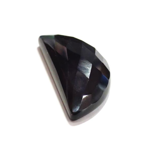 30823-『天然石ルース』　オニキス（ホール無）※カット有※　約３３ｘ１６mm（６．４ｇ）１個 |  | 01