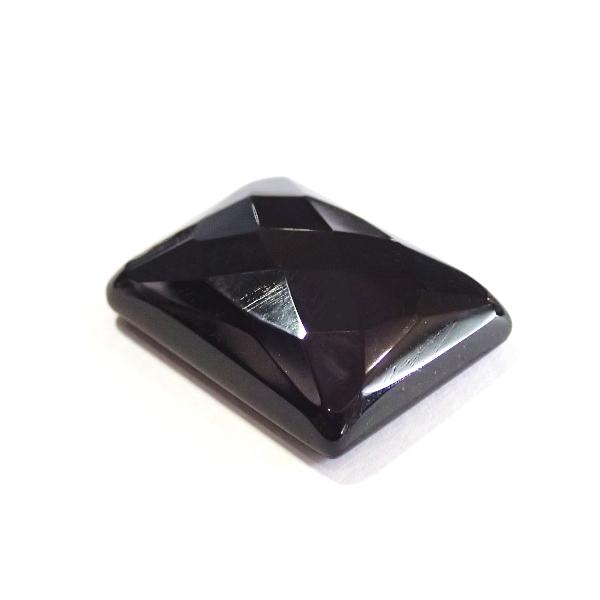 30827-『天然石ルース』　オニキス（ホール無）※カット有※　約２４ｘ１８mm（５．９ｇ）１個 |  | 01