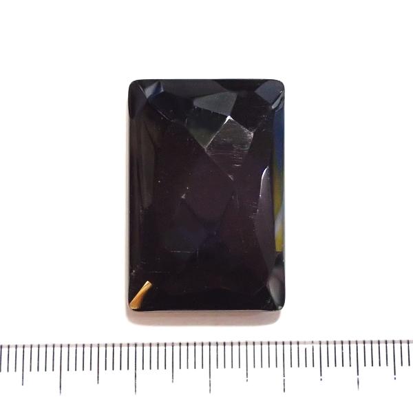 30829-『天然石ルース』　オニキス（ホール無）※カット有※　約３１ｘ２１mm（９．６ｇ）１個 | 