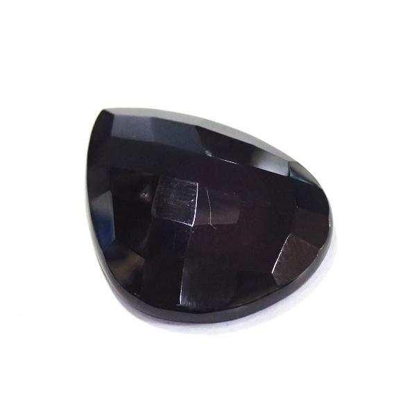 30830-『天然石ルース』　オニキス（ホール無）※カット有※　約３５ｘ２５mm（７．３ｇ）１個 |  | 01