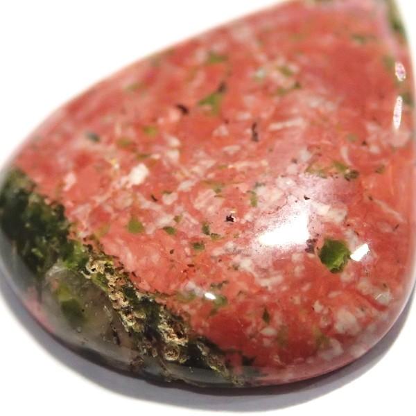 30845-『天然石ルース』　ウナカイト（ホール無）　約２５ｘ２０mm（３．２ｇ）１個 |  | 03