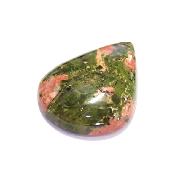 30848-『天然石ルース』　ウナカイト（ホール無）　約２７ｘ１２mm（５．０ｇ）１個 |  | 02