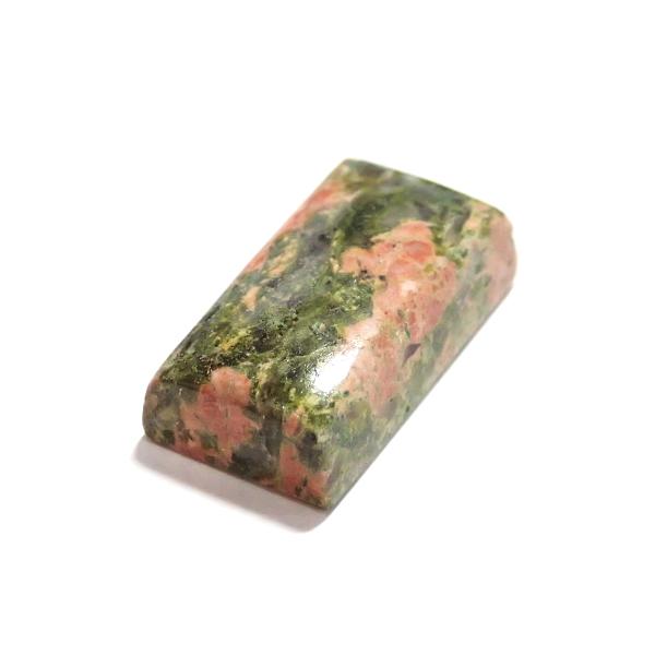 30850-『天然石ルース』　ウナカイト（ホール無）　約２５ｘ１４mm（６．６ｇ）１個 |  | 02