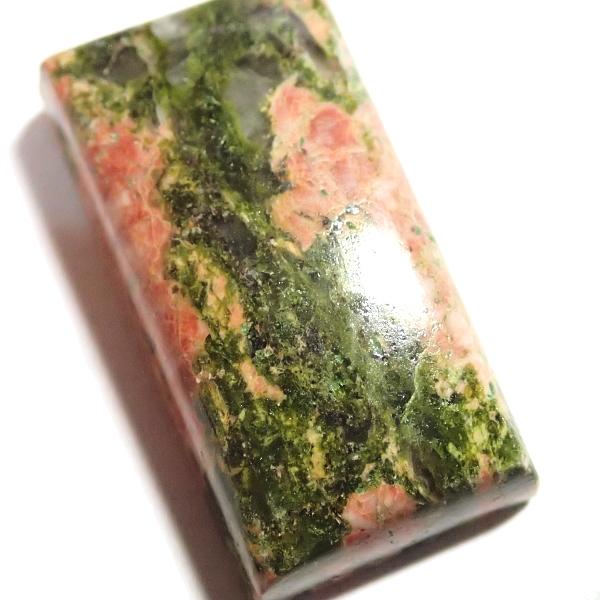 30850-『天然石ルース』　ウナカイト（ホール無）　約２５ｘ１４mm（６．６ｇ）１個 |  | 03