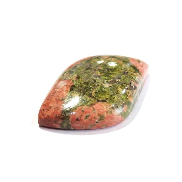 30854-『天然石ルース』　ウナカイト（ホール無）　約３３ｘ２０mm（９．０ｇ）１個 |  | 02