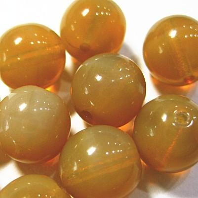 0377-10RD/11000 【チェコ　１０丸】 ミルキートパーズ　１０ミリ　１０個/１パック | 