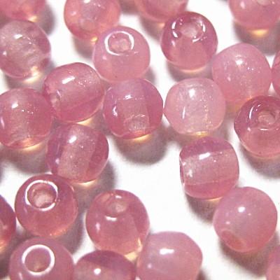 3919-3RD/290 【チェコ３丸】 オパールピンク　３ミリ　100個/１パック | 