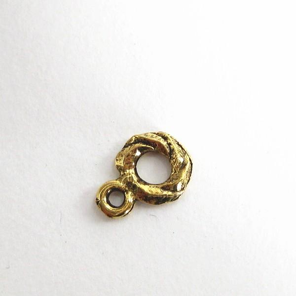 3933-【ＮＹピューター】　コネクター　金古美　８mm　５個/１セット | 