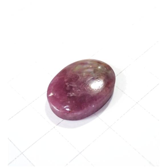 4022-『天然石ルース』　ルビー（ホール無）　約１９ｘ１５mm（３．４ｇ）　１個 |  | 01