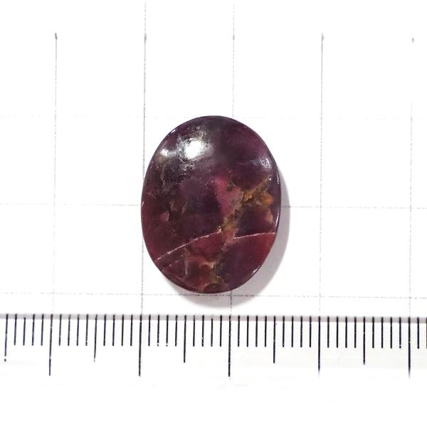 4023-『天然石ルース』　ルビー（ホール無）　約１９ｘ１５mm（４．０ｇ）　１個 | 