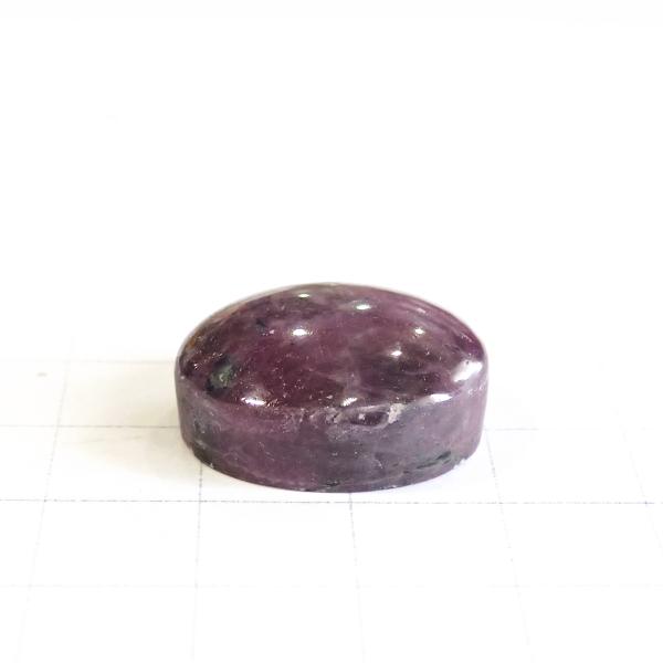 4031-『天然石ルース』　ルビー（ホール無）　約２２ｘ１９mm（１０ｇ）　１個 |  | 02