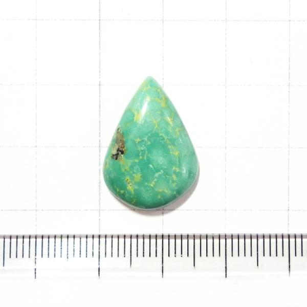 4048-『天然石ルース』　ターコイズ（ホール無）　約２１ｘ１５mm（２．３ｇ）　１個 | 