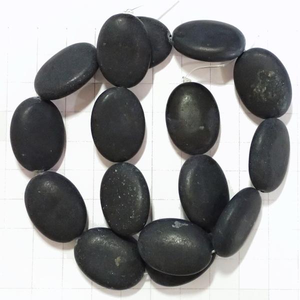 4051-《天然石５００円均一》　ビアンストーン　約２５ｘ１８mm　約３８cm/１本 | 