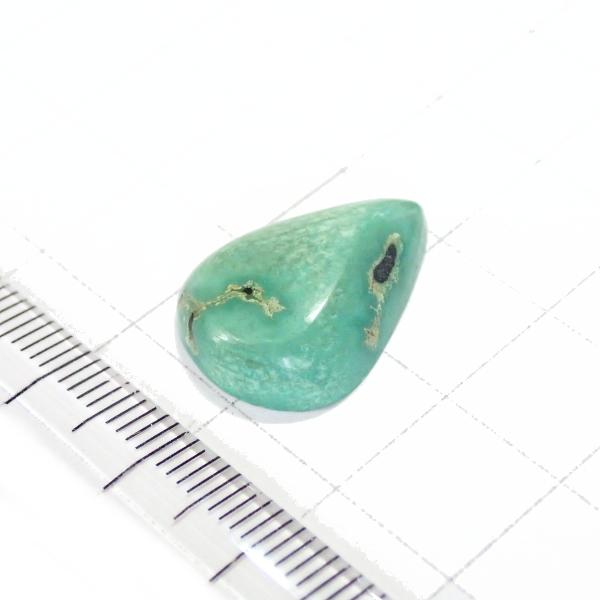 4057-『天然石ルース』　ターコイズ（ホール無）　約２０ｘ１４mm（２．０ｇ）　１個 |  | 01
