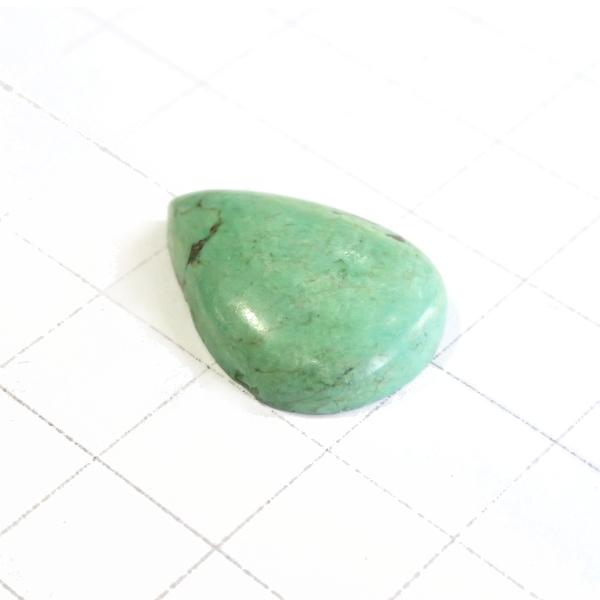 4058-『天然石ルース』　ターコイズ（ホール無）　約２１ｘ１６mm（２．１ｇ）　１個 |  | 01