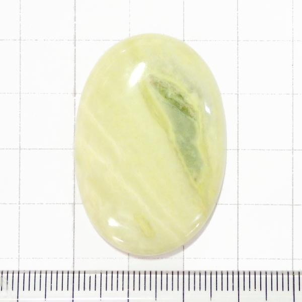 4081-『天然石ルース』　サーペンティン（ホール無）　約４０ｘ２７mm（１２．２ｇ）　１個 | 