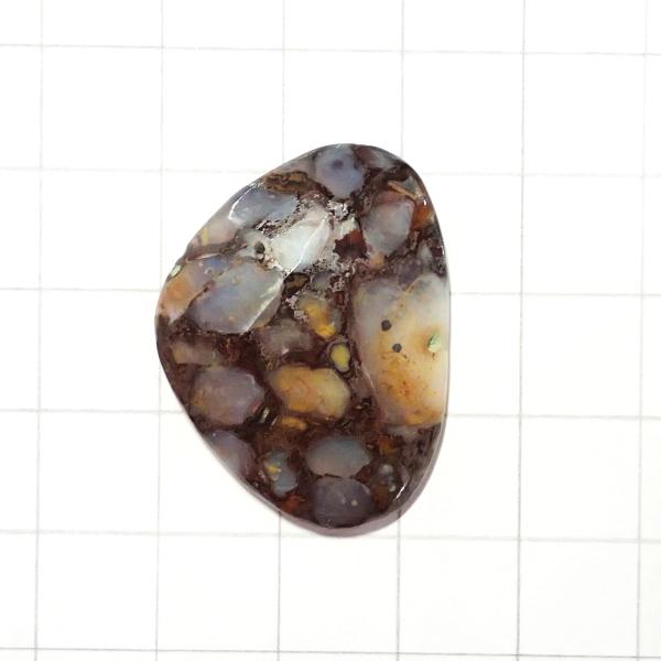 4083-『天然石ルース』　アゲート※カット有※（ホール無）　約３１ｘ２４mm（５．５ｇ）　１個 | 