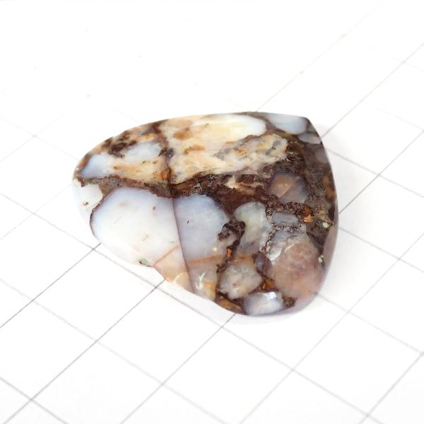 4089-『天然石ルース』　アゲート※カット有※（ホール無）　約３０ｘ３６mm（７．９ｇ）　１個 |  | 01