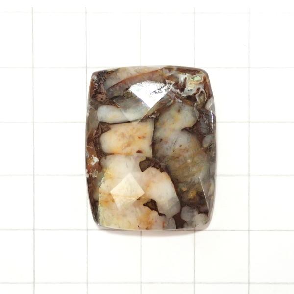 4090-『天然石ルース』　アゲート※カット有※（ホール無）　約３０ｘ２４mm（８．１ｇ）　１個 | 