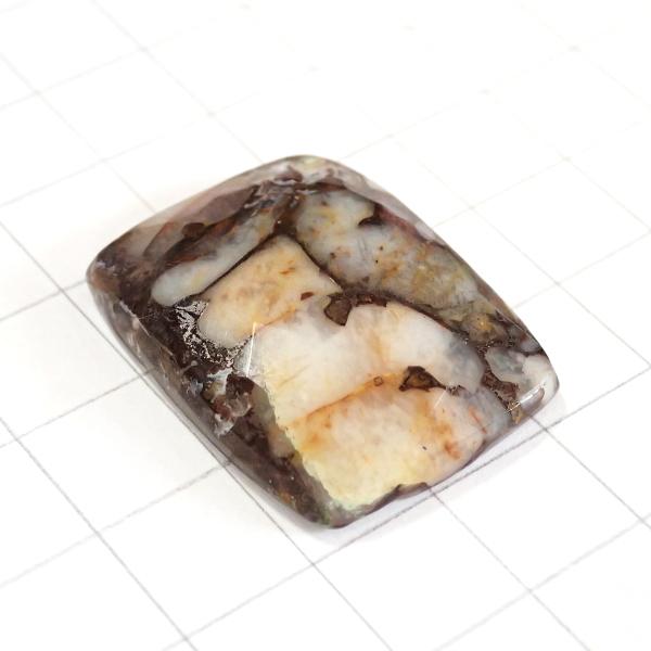 4090-『天然石ルース』　アゲート※カット有※（ホール無）　約３０ｘ２４mm（８．１ｇ）　１個 |  | 01