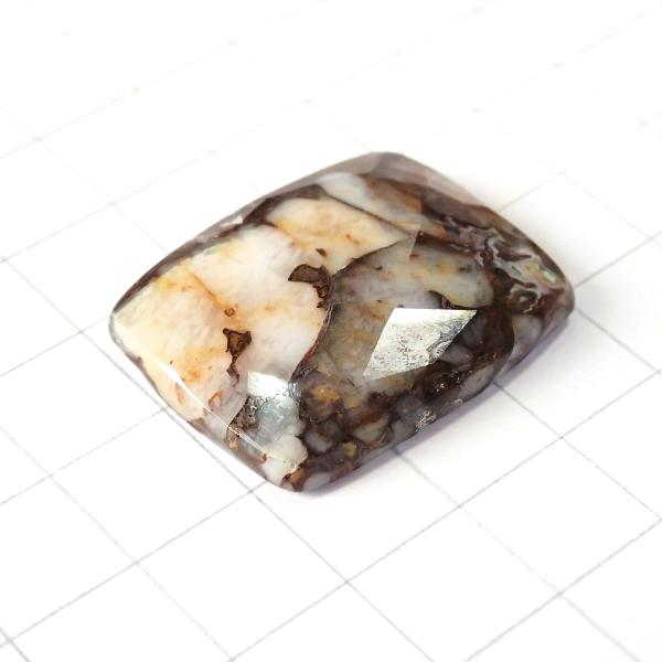 4090-『天然石ルース』　アゲート※カット有※（ホール無）　約３０ｘ２４mm（８．１ｇ）　１個 |  | 02