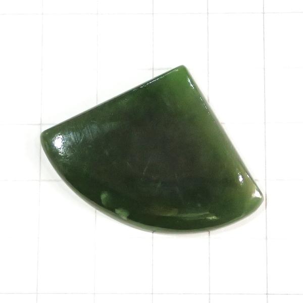 4175-『天然石ルース』　ネフライト（ホール無）　約４０ｘ３０mm（９．５ｇ）　１個 | 