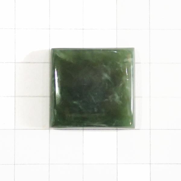 4178-『天然石ルース』　ネフライト（ホール無）　約２５ｘ２４mm（１１．５ｇ）　１個 | 