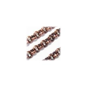 4212-【チェーン】二重チェーン　３mm　銅古美　約１００cm　１本 | 