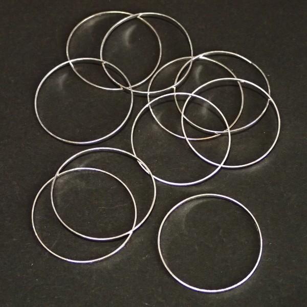 4717-《輪パーツ》　リングパーツ　ロジウム　３０mm　１０個/１パック |  | 01