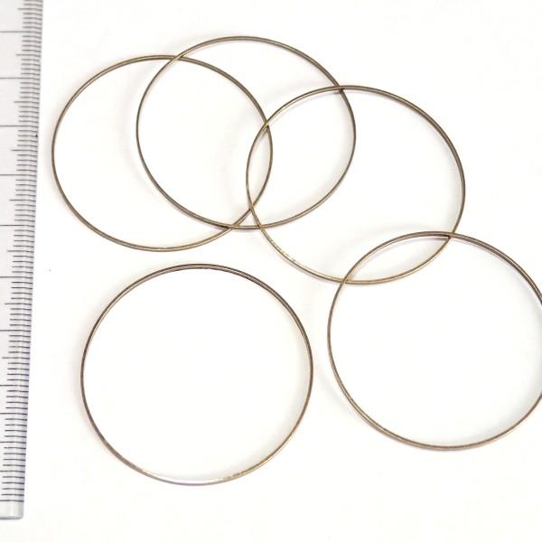 4718-《輪パーツ》　リングパーツ　真鍮古美　４０mm　５個/１パック |  | 01