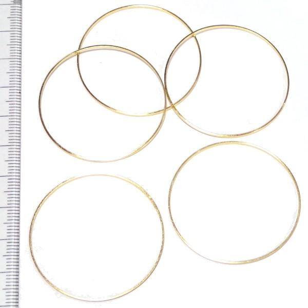 4719-《輪パーツ》　リングパーツ　ゴールド　４０mm　５個/１パック |  | 01