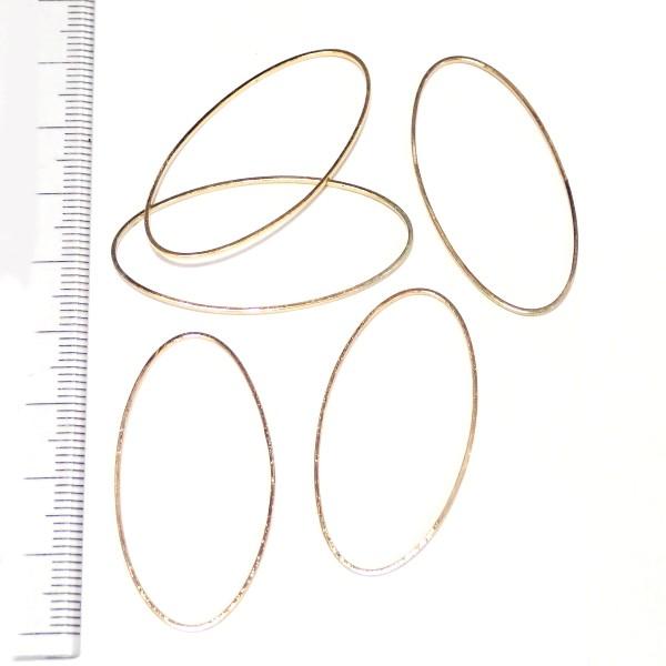 4724-《輪パーツ》　リングパーツ　ゴールド　４０x２０mm　５個/１パック |  | 01