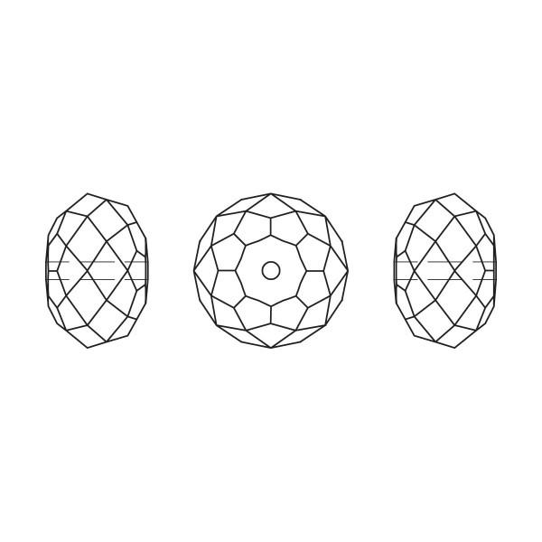 4753-クリスタルガラス　＃5040　パパラッチャ　６mm　１０個/１セット |  | 01