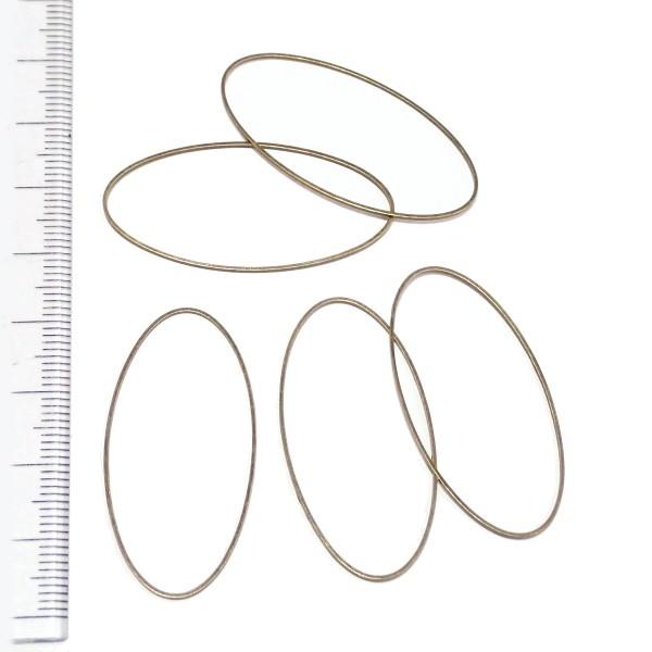 4805-《輪パーツ》　リングパーツ　真鍮古美　４０x２０mm　５個/１パック |  | 01