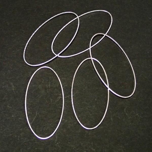 4808-《輪パーツ》　リングパーツ　ロジウム　４０x２０mm　５個/１パック |  | 01