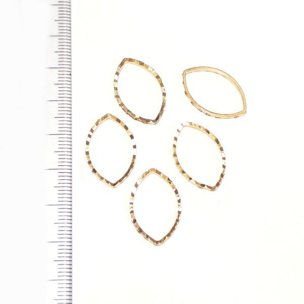 4816-《輪パーツ》　リングパーツ　ゴールド　２０x１３mm　５個/１パック |  | 01