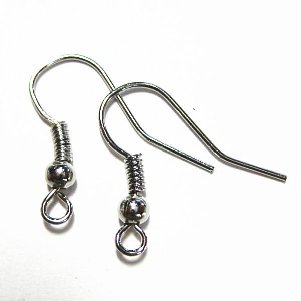 4842-《イヤーパーツ》　ピアス　銀色　５組（１０個）/１セット | 