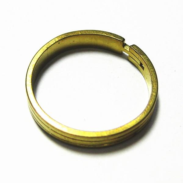 4939-『指輪パーツ』　Brassリング　金古美　８mm巾　５個/１セット | 