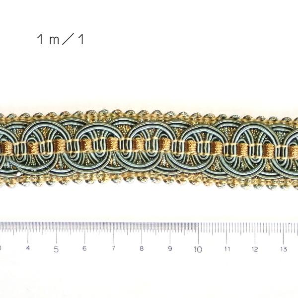 4972-〈ブレード/トリム〉　ブレードテープ　/Sage Multi　２．５cm巾　１メートル/１本 | 