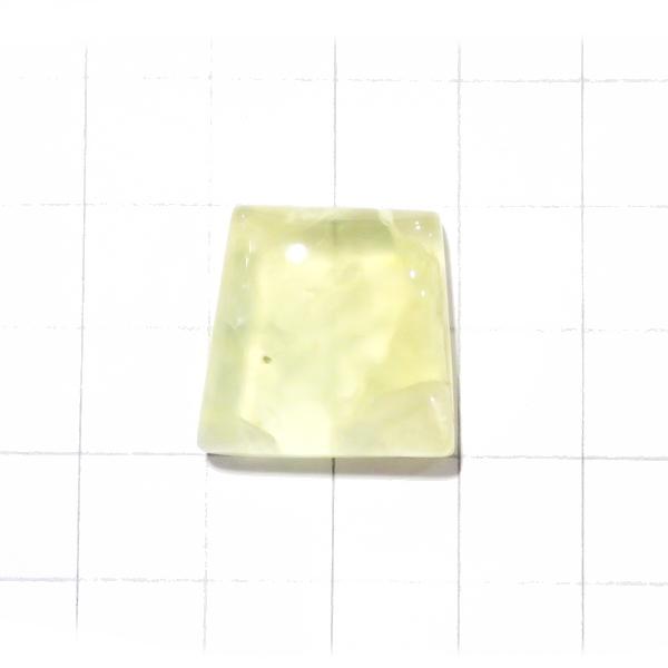 5065-『天然石ルース』　プレナイト（ホール無）　約１９．８ｘ２０．２ｘ７．１mm（５．８ｇ）　１個 | 