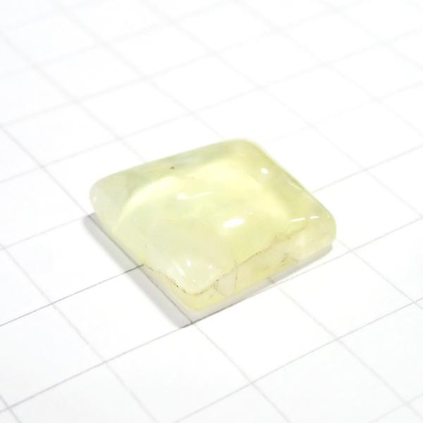 5065-『天然石ルース』　プレナイト（ホール無）　約１９．８ｘ２０．２ｘ７．１mm（５．８ｇ）　１個 |  | 01