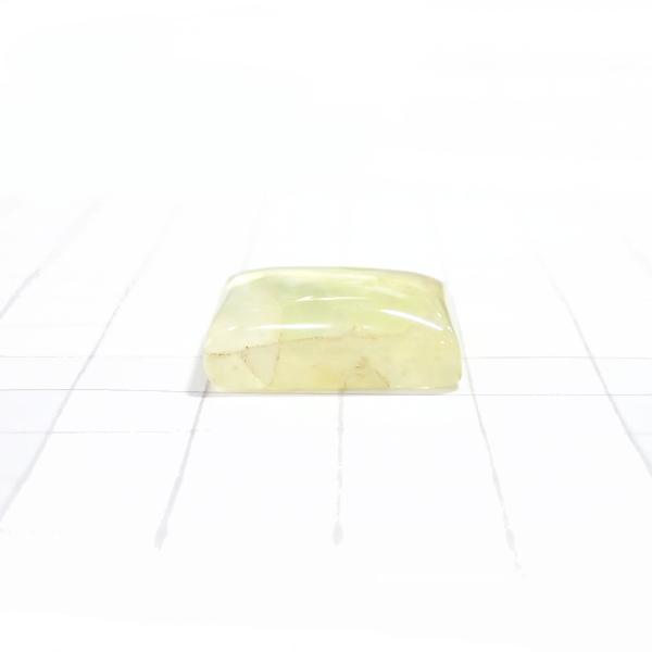 5065-『天然石ルース』　プレナイト（ホール無）　約１９．８ｘ２０．２ｘ７．１mm（５．８ｇ）　１個 |  | 02