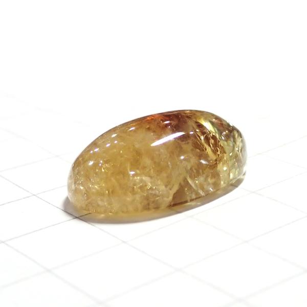 5067-『天然石ルース』　シトリン（ホール無）　約２６．１ｘ１８．２ｘ９．６mm（６．６g）　１個 |  | 02
