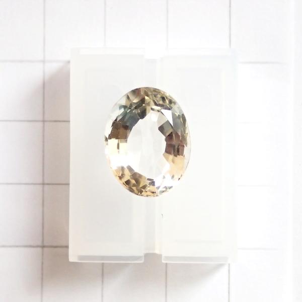 5072-『天然石ルース』　シトリン　カット有　約１６ｘ１３ｘ９mm（２．２g）　１個 | 