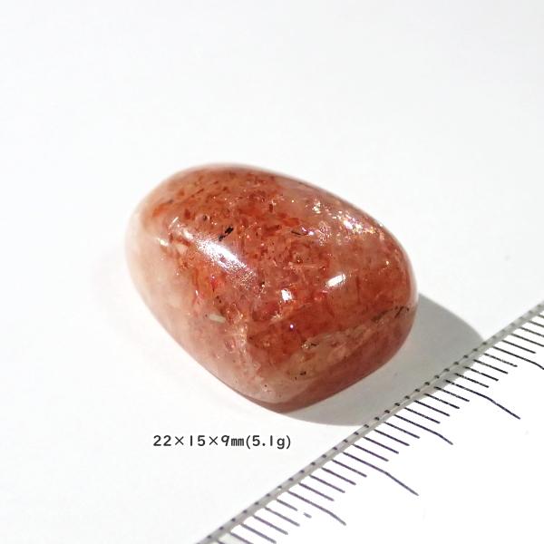 5156-『天然石ルース』　サンストーン（ホール無）　約22ｘ15ｘ9mm（5.1ｇ）　１個 |  | 02