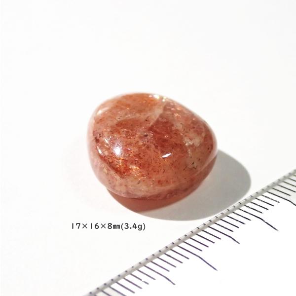5159-『天然石ルース』　サンストーン（ホール無）　約17ｘ16ｘ8mm（3.4ｇ）　１個 |  | 02