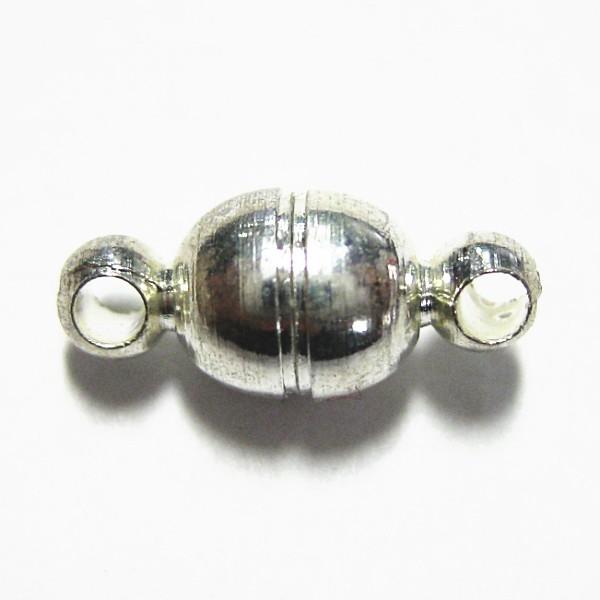 5167-《クラスプ》　マグネット　ホワイトシルバー　５x５mm　２個/１セット | 