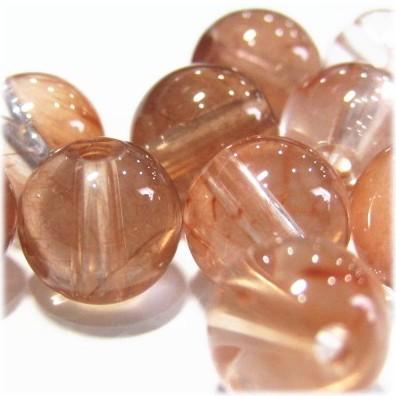 5237-天然石 8mm丸玉 レッドラビットヘアルチル 10粒 | 